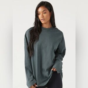 Joah Brown Dark Gray Long Sleeve Tee